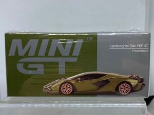 TSM MODEL MINI GT 1/64 LAMBORGHINI SIAN FKP 37 PRESENTATION 529 ランボルギーニ シアン 開封済み 左ハンドル