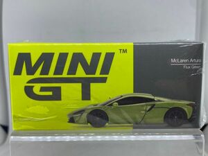 TSM MODEL MINI GT 1/64 McLAREN ARTURA FLUX GREEN 496 マクラーレン アルトゥーラ 開封済み 左ハンドル