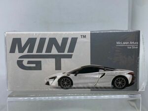 TSM MODEL MINI GT 1/64 McLAREN ARTURA ICE SILVER 582 マクラーレン アルトゥーラ 開封済み 左ハンドル