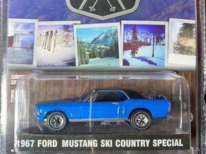 GREENLIGHT グリーンライト 1/64 FORD SKI COUNTRY SPECIAL 1967 67 FORD MUSTANG フォード マスタング 青