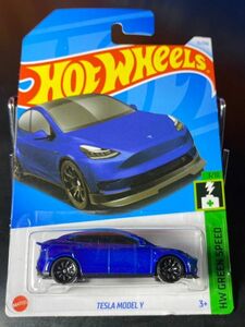 ホットウィール HOTWHEELS TESLA MODEL Y テスラ モデルY 青