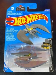 ホットウィール HOTWHEELS BATPLANE バットプレーン BATMAN バットマン グレー