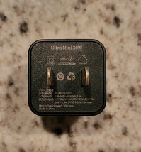 【中古】BELLEMOND(ベルモンド) 充電器 USB type-c 30W 世界最小級 PD ACアダプター タイプC USB-C 日本メーカー GaN採用_画像2