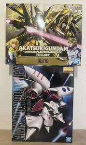 1/100 アカツキガンダム（オオワシパック／シラヌイパック フルセット）　MG AMX-004 キュベレイ ハマーンカーン　2点セット