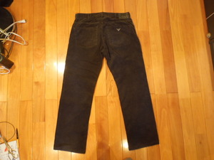 ARMANI JEANS アルマーニジーンズ　コーデュロイパンツ　W34インチ　MADE IN ITALY