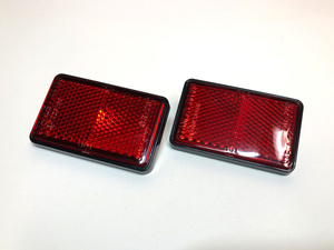カワサキ 純正 サイド リフレクター 反射板 赤色 Z750FX Z1000MK2 ゼファー750FX外装 等に