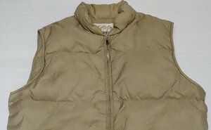 VE93ウールリッチWOOLRICHティトンTETONアメリカ古着アメリカ製ダウンベストLナイロンベスト80'SビンテージTALONアウトドアベスト/オールド