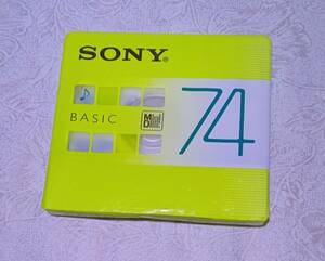 MDディスク / 74分 SONY BASIC minidisc 音楽 新品 未開封 so9