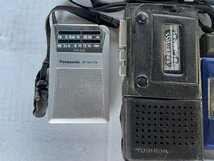 ポケットラジオ 9台まとめ SONY TOSHIBA Panasonic SHARPポータブルプレーヤー【ジャンク品/動作未確認】 D55_画像4
