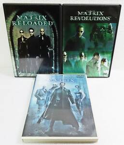 【中古DVD】『MATRIX マトリックス・リローデッド・レボリューションズ3作品セット 5枚組』キアヌ・リーブス／日本語吹替◆送料185～