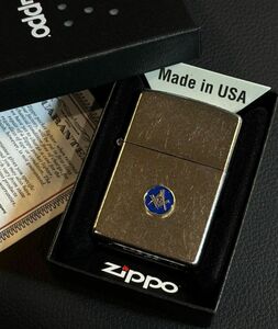 ★USA直輸入 ZIPPO MASONIC フリーメイソン Freemasonry ケネディー JFK 秘密結社 ジッポー フリーメーソン メタル貼り ライター bv635