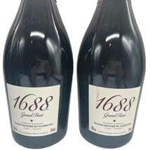 1688 グラン ロゼ ノンアルコール スパークリング Grand Rose フランス産 750ml 0% ノンアルコール ワイン 4本 11-10-39～42 同梱不可 N_画像5
