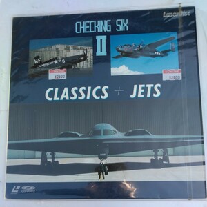 CHECKING SIX Ⅱ CLASSICS+JETS レーザーディスク ゆうパック80 戦闘機