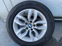 BMW X3 純正 17インチ 7.5J +32 PCD120 5H + BRIDGESTONE ALENZA LX100 225/60R17 4本セット 中古品_画像8