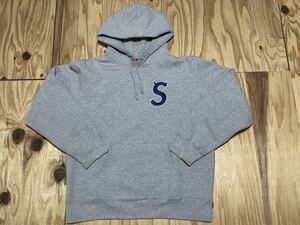 希少レア★Supremeシュプリーム★2022AW★カナダ製★S Logo Hooded Sweatshirt Ｓロゴ パーカー/フーディ★ツノ角★グレー系★サイズM堀米 