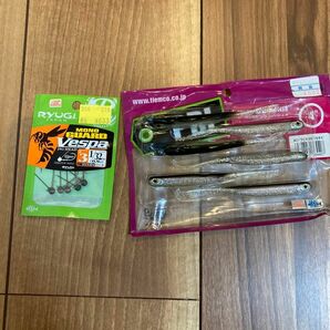 スーパーリビングフィッシュ4インチ　モノガードヴェスパ　セット