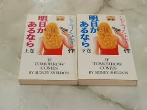 明日があるなら 上下2冊セット シドニィ・シェルダン著 天馬竜行訳 アカデミー出版