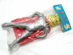 ◆当時物/新品未開封 28㎝ コヤマ よいこのおもちゃ タイガーマスク風 駄菓子 玩具 ポリ フィギュア ソフビ 26