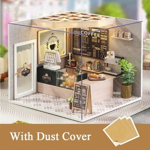 ★☆送料無料◇DIYドールハウス ミニチュア★手作りキットセット ミニチュア　 My Little Scene シリーズ(H-021 COFFEE SHOP)☆★