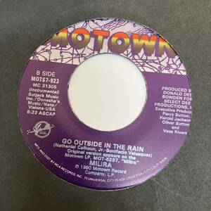 7インチ HIPHOP,R&B MILIRA - GO OUTSIDE IN THE RAIN シングル レコード 中古品