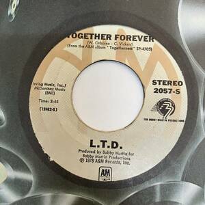 7インチ HIPHOP,R&B L.T.D. - TOGETHER FOREVER / HOLDING ON (WHEN LOVE IS GONE) シングル レコード 中古品