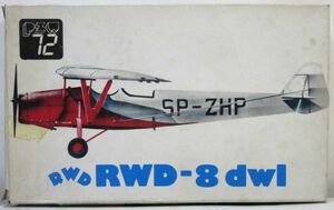 ☆★PZW 1/72 2822-413 ポーランド複座練習機 RWD-8 dwl☆★