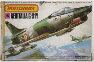 ☆★マッチボックス 1/72 PK-34 アリタリア G-91Y ※英国製窓付初期箱/箱難補修あり☆★