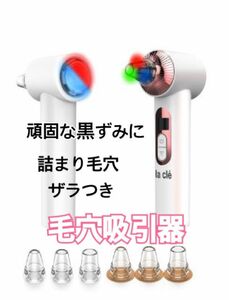 美顔器 5段階真空吸引 3種のランプ 7種の吸引ヘッド 毛穴ケア 詰まり 黒ずみ