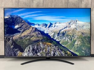 Y-01003NA1228Y18XY23N LGエレクトロニクス NanoCell TV 65V型4K液晶テレビ 65SM8100PJB 2019年製 直接引取可能 インボイス制度対応可