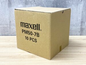 Y-01060KD0129Y5XY24 maxell マクセル オープンリールテープ PM50-7B 10PCS 10本セット 未使用品 送料無料 インボイス制度対応