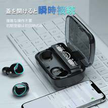 Bluetooth5.3 ワイヤレスイヤホン ブルートゥースイヤフォン　Hi-Fi音質 マイク内蔵　通話 IPX7防水　bluetoothイヤホン ぶるーとぅーす_画像6