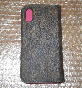 LOUIS VUITTON( Louis Vuitton ). smartphone case monogram iPhone X XS pink 