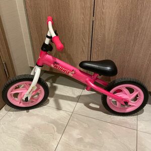 ペダルなし自転車 バランスバイク 子供用 ピンク　ディズニー