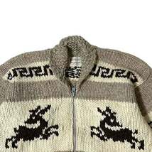 TB800さ@ Genuine Cowichan Sweater 90s CANADA製 カウチンニット セーター ジャケット ジップアップ_画像4