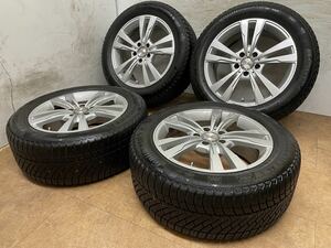 本州送料無料！ユーロフォルシュ 17in 7.5J+40 PCD112 コンチネンタル 225/55R17 ベンツ Eクラス W213 Aクラス W177 Bクラス W247 4本