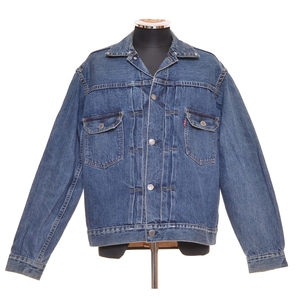 ●466767 LEVI'S リーバイス ●2nd デニムジャケット バレンシア工場 ヴィンテージ セルビッチ 507XX サイズ44 セルビッジ メンズ USA製