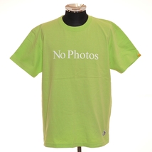●497508 FR2 ●Tシャツ No Photos The Photographer サイズM メンズ ライトグリーン_画像1