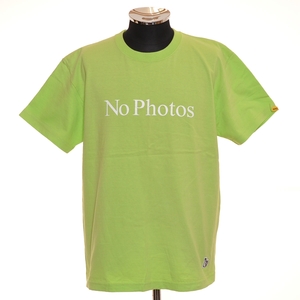 ●497508 FR2 ●Tシャツ No Photos The Photographer サイズM メンズ ライトグリーン