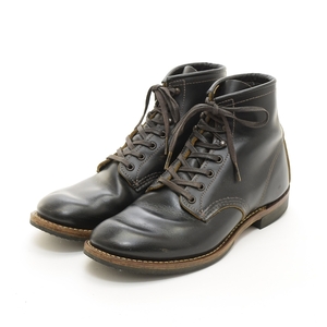 ●495960 RED WING レッドウィング ●ワークブーツ ベックマン フラットボックス 9060 サイズ7D/25.0cm メンズ USA製 ブラック