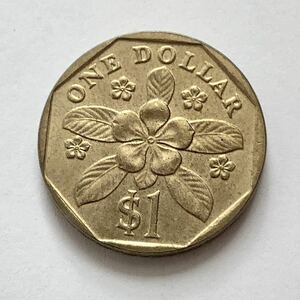 【希少品セール】シンガポール 1ドル硬貨 1995年 1枚