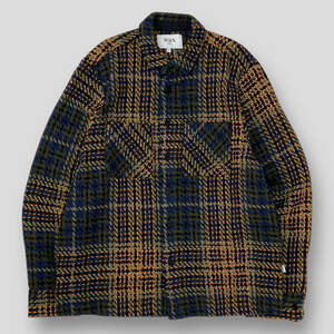 WAX LONDON / ワックスロンドン 22AW WHITING OVERSHIRT / ホワイティングオーバーシャツ AW22-OSH-WHI-AMF-NVK XL SSM2951 長袖 チェック