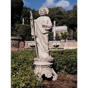 「忘れられた聖人」絶望的な状況そして病院の守護聖人聖ユダ・ダダイのガーデン彫像庭園インテリア置物園芸芝生輸入品