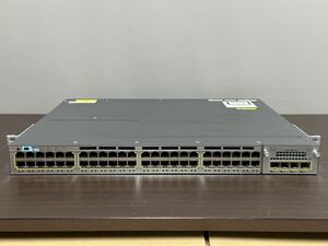 CISCO シスコ LAN スイッチ ANATEL / TNY-WS3750X-3560X / С3KX-NM-1G / C3KX-PWR-715WAC / 現状品 動作未確認 ④