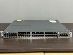 CISCO シスコ LAN スイッチ ANATEL / TNY-WS3750X-3560X / С3KX-NM-1G / C3KX-PWR-715WAC / 現状品 動作未確認 ⑥