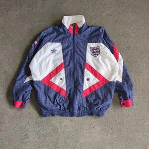 激レア 90s UMBRO イングランド代表 サッカー ナイロンジャケット Soccer England ベッカム アンブロ