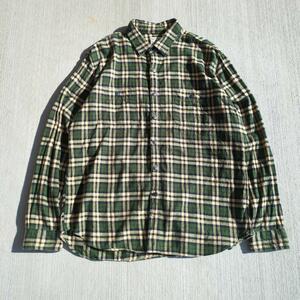 00s J Crew Long Sleeve チェック フランネルシャツ XL check Flannel 古着 長袖 ネルシャツ ジェイクルー ネルシャツ ヴィンテージ