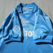 87/88 Serie A SSC NAPOLI ナポリ ユニフォーム calcio Soccer jersey uniform マラドーナ maradona vintage 古着　サッカー_画像4