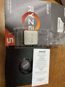 1円からスタート!.AMD.AM4.Ryzen 5 3500 +cpuクーラー.セット、CPU 