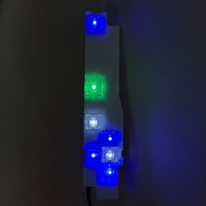 新品★送料220★POG トヨタ アルファード ヴェルファイア 20系 シフトポジション LED ブルー ANH20/GGH20 シフトポジ SL-AC20-1-BL