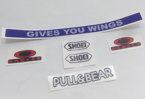 マルク マルケス GIVE YOU WINGS バイザーステッカー PULL & BEAR セット ヘルメット New デカール